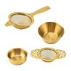 304 Stainless Steel Long Handle Tea Infuser with Double Ear Mesh Strainer Basket