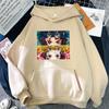 Anime Demon Slayer Kamado Tanjirou/Nezuko Eyes Hoodies Funny Manga Cartoon Fashion Streets Unisex Oversize Patchwork Sweatshirts