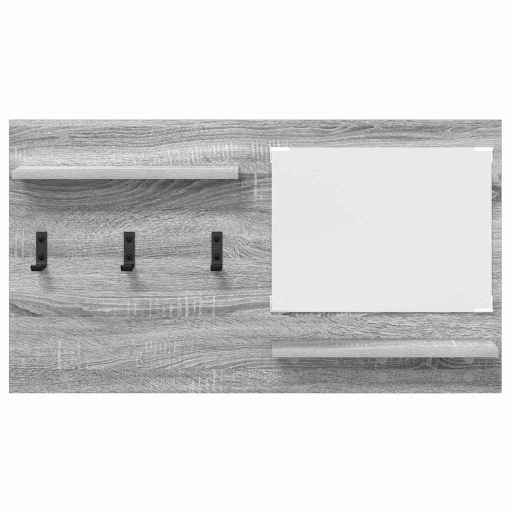 Wall Mounted Nightstand Grey Sonoma 90 x 10 x 50 cm