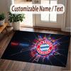 Custom Rug Bayern Munich Pattern Print Name Text Soft Non‑Slip Floor Carpet for Home Indoor Decoration