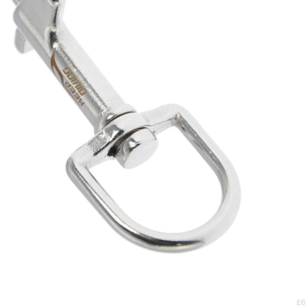 316 Stainless Steel Ended Bolt Snap Hooks Sided Trigger Chain Metal Clip Scuba Diving Clips Key