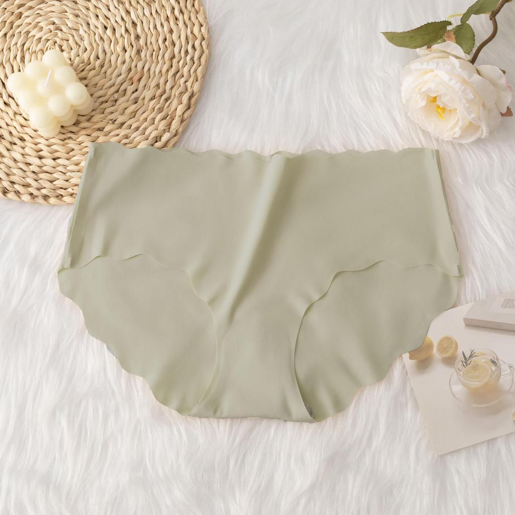 Intimo Donna Senza Cuciture in Seta di Ghiaccio Europeo e Americano - Sottile, Traspirante, Cavallo in Cotone, Taglie Forti