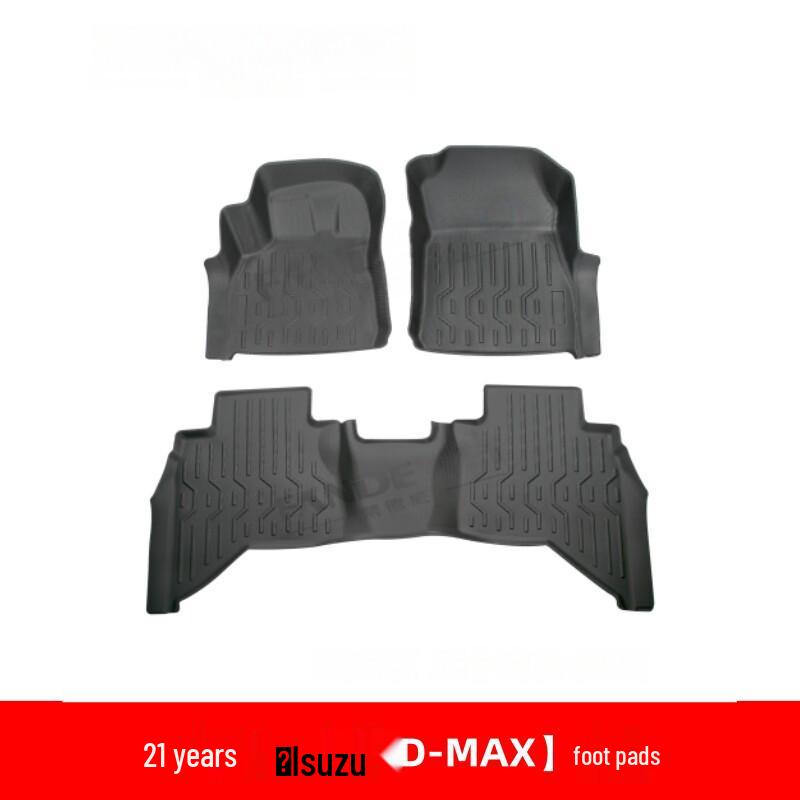 Isuzu D-MAX 2021 All-Weather 3D Floor & Waterproof Trunk Mats
