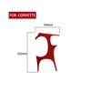 Red Carbon Fiber Interior Gear Shift Cover Trim For Chevrolet Corvette C5 98-04