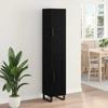 Highboard Black Oak Effect 34.5 x 34 x 180 cm Particleboard