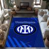 Inter Milan Personalized Text Carpet Design for Hallway Foyer Living Rooms Bedrooms Anti-slip Rug Office home decor