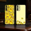 Yellow Duck Cute Phone Case For Samsung S25,S24,S21,S22,S23,S30,Ultra,S20,Plus,Fe,Lite Black Shell