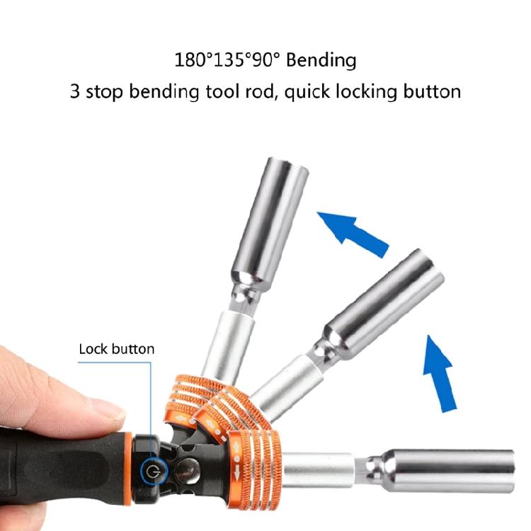 Innovative Ratchet Screwdriver with Magnetic Tips 40pcs for Various Applications