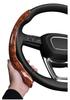 Nio Steering Wheel Cover: Walnut Wood, Luxurious, Non-slip, O/D-shaped, All-Season Comfort