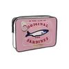 Sardines en Conserve Sac de Voyage Cosmétique pour Femmes Mignon Sac de Toilette Créatif Portable Mode Fermeture Éclair Multifonction Pour Vacances du Weekend