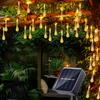 Multicolor Patio Beads Light Waterproof Xmas Tree Lights LED Solar String Lights  Outdoor