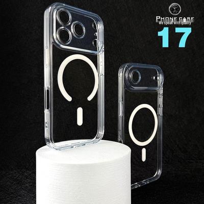 Compatible with iPhone 17/16 Promax/15 Promax: Transparent, Full-Coverage, Anti-Drop Protective Case