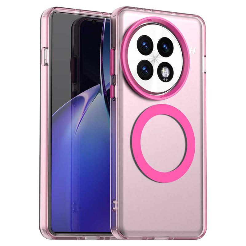 Transparent Case For OnePlus 13 Case OnePlus 13 Anti-knock Magnetic Adsorption Wireless Charge Back Cover For OnePlus 13 Case