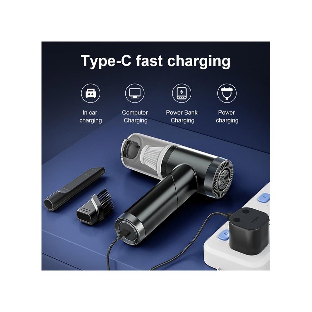 Car Vacuum Dual Use Blow Cleaner Handheld Auto Vaccum Cleaner Blower