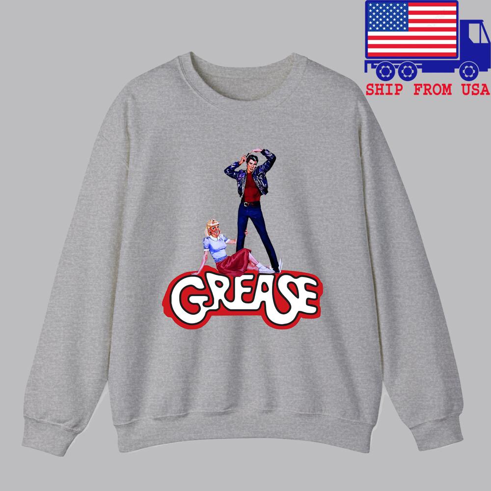 Grease Movie Men#039;s Grey Size S to 3XL Unisex T-Shirt M