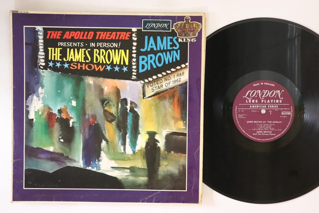 LP Record JAMES BROWN - James Brown At The Apollo HA8184 LONDON 1965 UK Soul/Funk Used