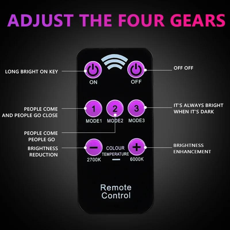 10000mAh Solar Street Light 10000mAH Outdoor Solar Lamp Bright Sunlight Waterproof PIR Motion Sensor Garden Light Remote Control