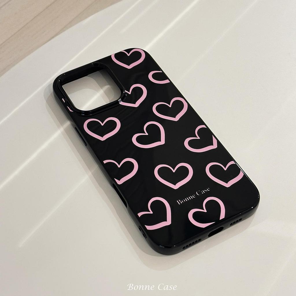 Pink Heart Phone Case for iPhone 17 and iPhone 17 Pro Max