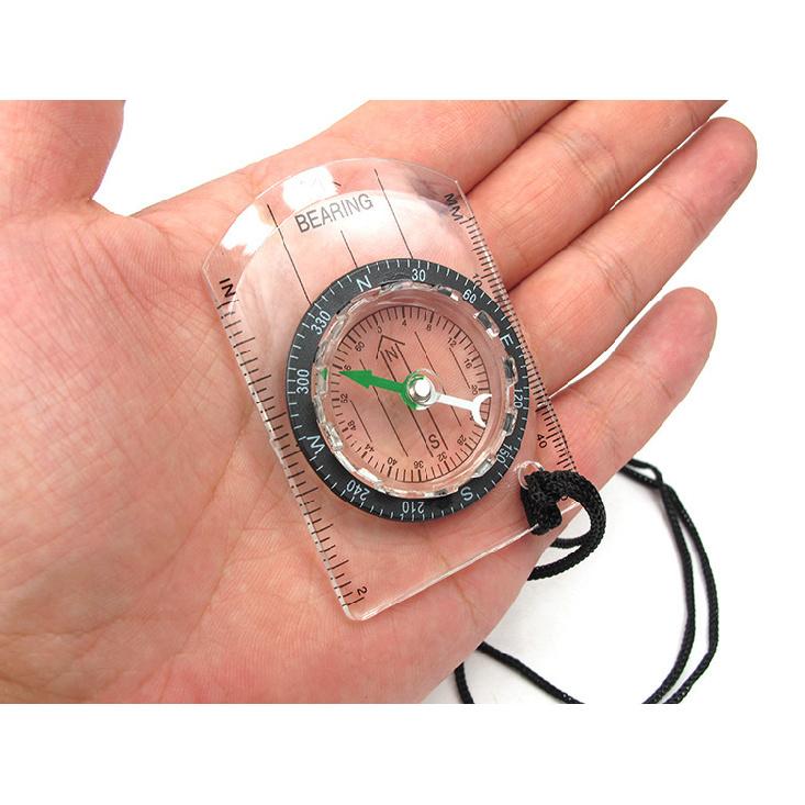

Survival Wilderness Outdoor Gear Professional Multi-Functional Compass North Needle Map Scale Ruler Scale Compass