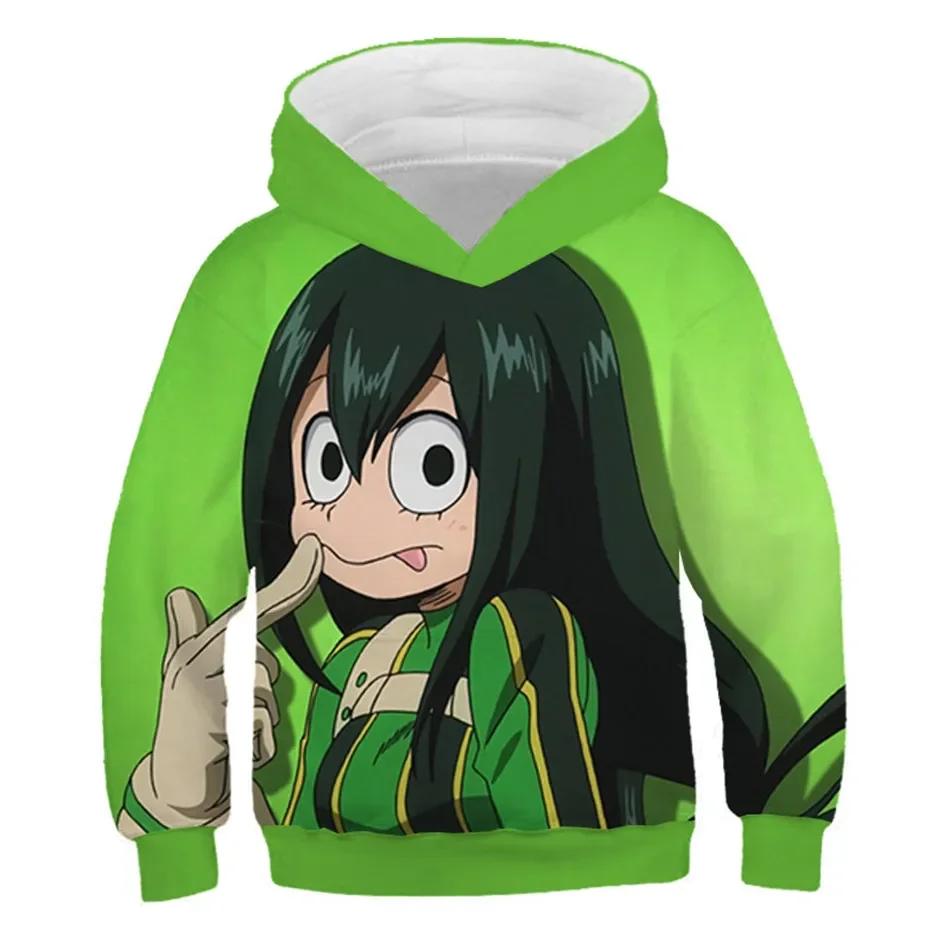 Morsomme hettegensere for gutter og jenter med Boku No Hero Academia-trykk, My Hero Academy-gensere til barn, morsomme anime-gensere