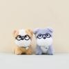 And Playful Stylish Plush Dog Keychain With Glasses Ideal For Personalizing Bags Keys And