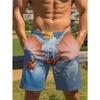 Fashion Men's Shorts 3D Animal Color Printed Animal Shorts Casual Beach Shorts