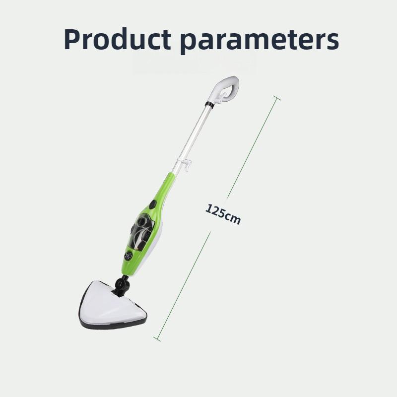 

1300 Вт Бытовая электрическая паровая швабра 400 мл Большой резервуар для воды Швабра Машина Высокотемпературная паровая машина для очистки