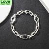 European And American Popular  Sterling Color Bracelets Letter Bracelets Stylish Stylish Men And Women Couple BraceletFashion Bracelets