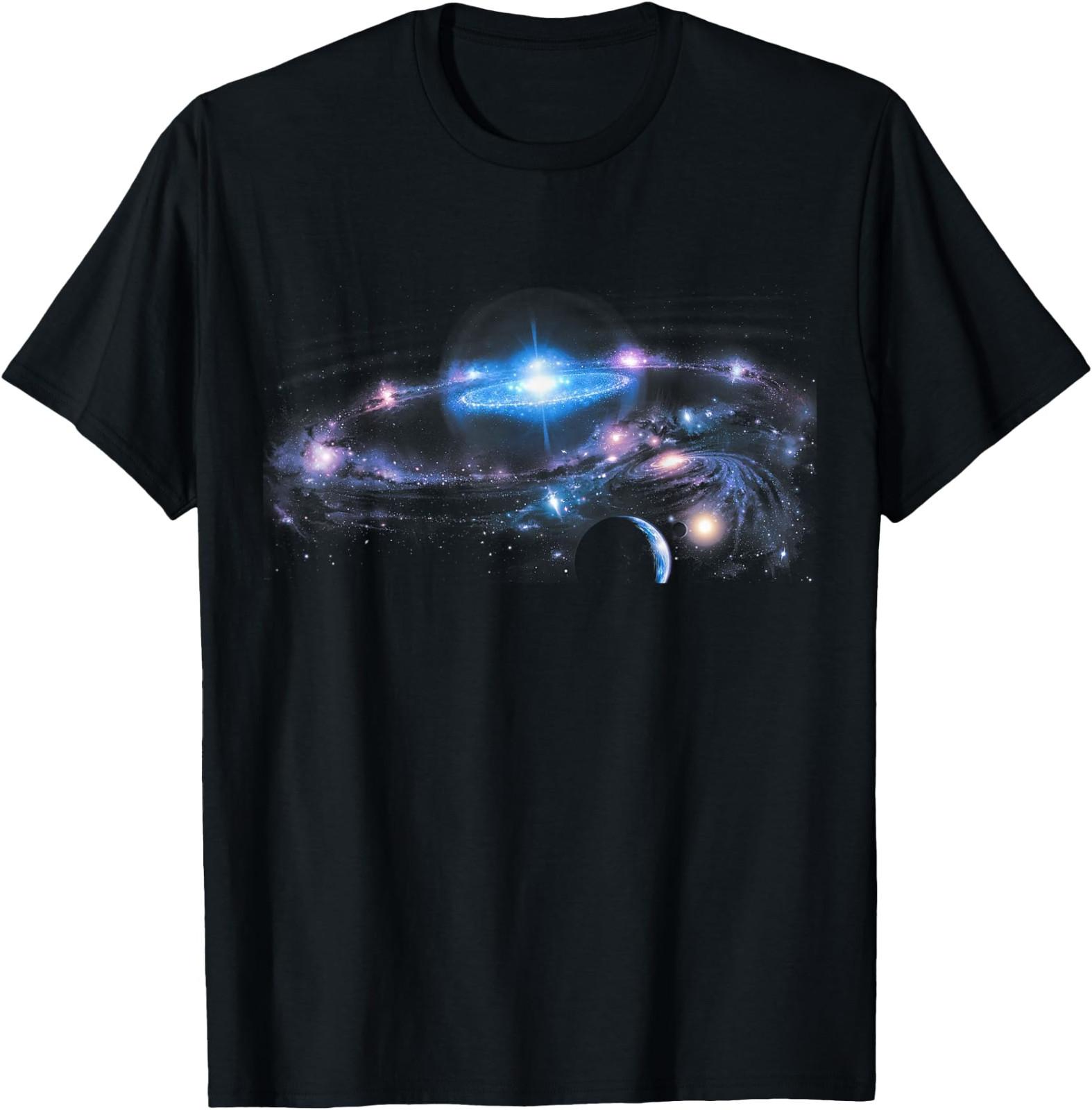 Universe Galaxy Sky Black Hole Physics Science Space Teacher T-Shirt Gift Idea XL
