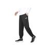 Puma Solid Color Logo Joggers Unisex Bottoms Black 678007-01
