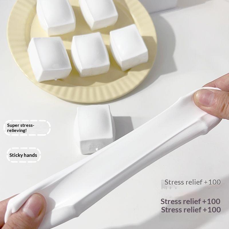 1Pcs Stress Relief Squeeze Toy Tofu-Shaped Asmr Sensory Anti-Stress Toys For Kids Adults Anti Anxiety Play