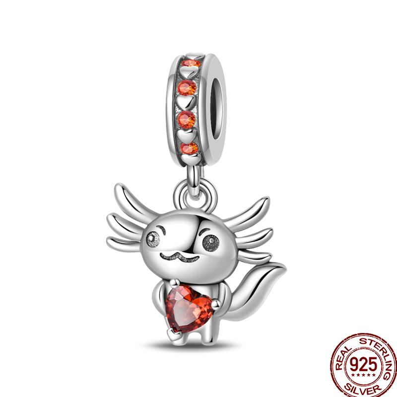 Kupferfeder Niedliches Haustier Tier Blume Perlen Anhänger Spacer Perlen Geeignet Passform Pan Original Armband Schmuck Geschenk