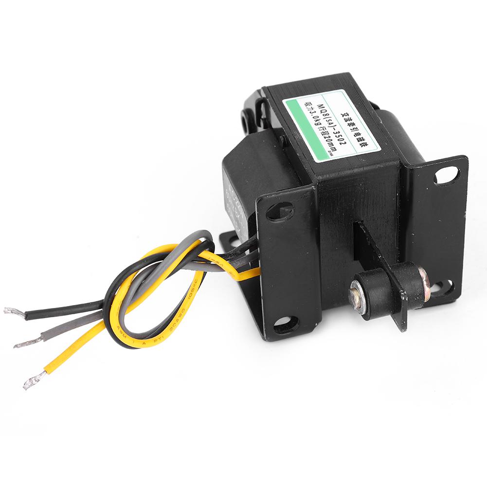 MQ8(SA)3502 AC Tractive Electromagnet Solenoid 220VAC 29.4N Stroke 20mm