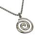Cross-border Spiral Y2K Rock Punk Hypoallergenic Non-tarnish Stainless Steel Necklace.