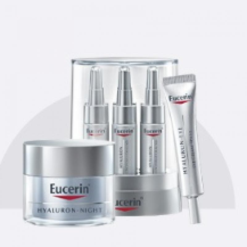 Eucerin Eucerin Hyaluron øyekrem 15ml 3ea [damp] Hyaluron Night 7ml 2ea + konsentrat 5ml 2ea