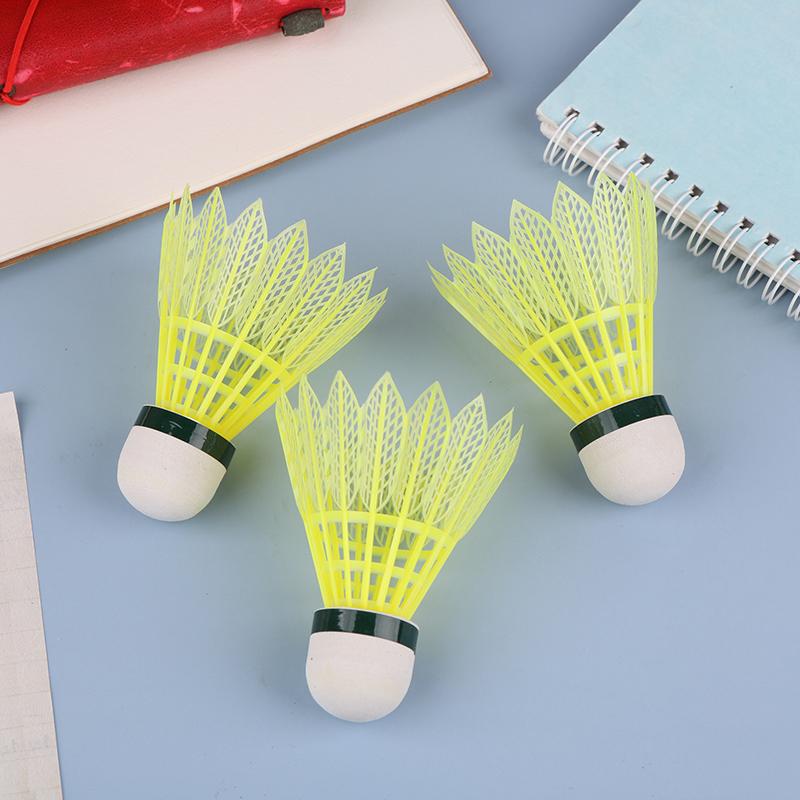 1/3/6 ks Nový dětský badmintonový míček Plastový košíček Venkovní hra Pálkovací trénink Barevný badmintonový míček Cvičení