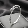 Hot Sale Creative Spirit Snake Bracelet Fashion Temperament Alloy Advanced Sense Bracelet National Style Opening Adjustable Snake Bracelet