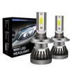 Fanless Mini LED Car Headlights: Super Bright H4 Integrated Front Headlights & H11 H7 LED Fog Lights