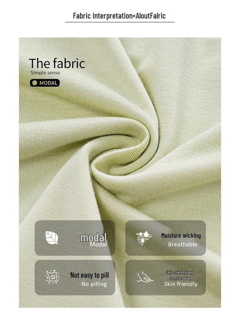 Men's Modal Short Sleeve Pajama Set - Lightweight Summer Loungwear, Loose Fit, Plus Size 200 Jin