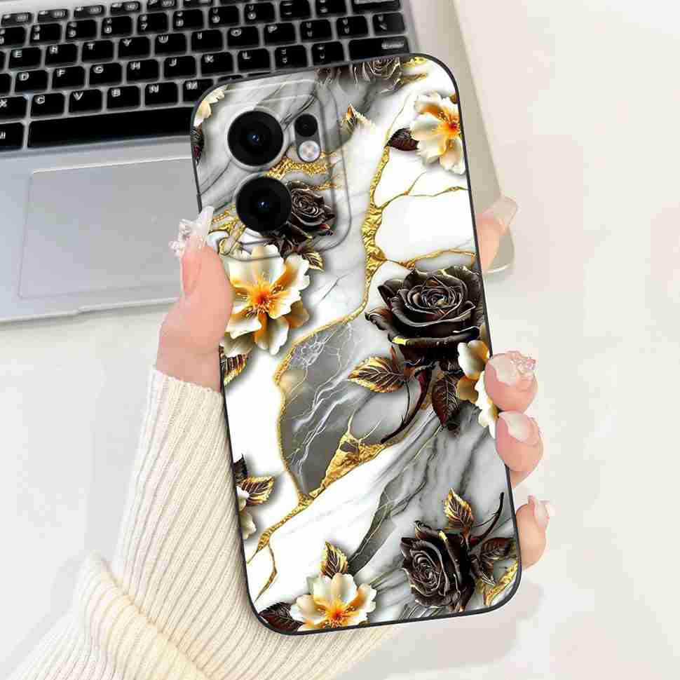 Flower Rabbit Case For OPPO Reno 13F 4G 5G Silicone Soft Cover For OPPO Reno13 F Reno13F 5G CPH2699 2025 Fundas Capas