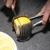 Zitronenschneider Gemüseschneider Obstschneider Schneidewerkzeug Ergonomisches Griffdesign Wiederverwendbar