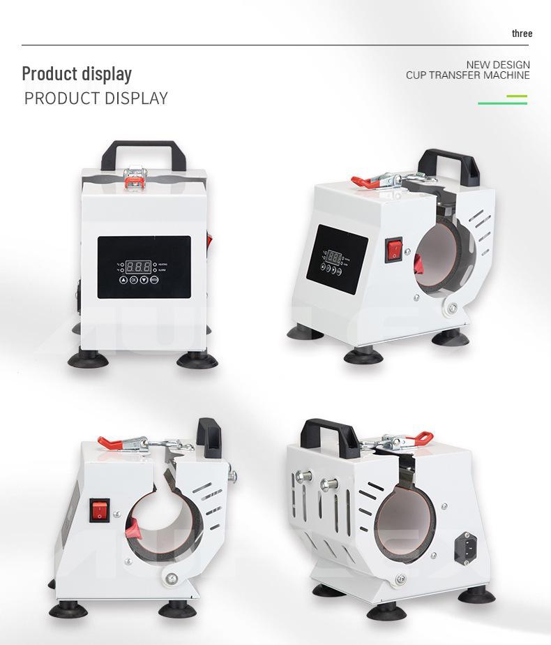 AUPLEX Handheld Mini Heat Press for Ceramic Mugs - DIY Sublimation Cup Machine
