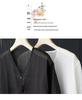 2024 Summer Lightweight Cotton Linen V-Neck Blouse - Zen Style, Plus Size, Mid-Sleeve, Comfortable, White Shirt