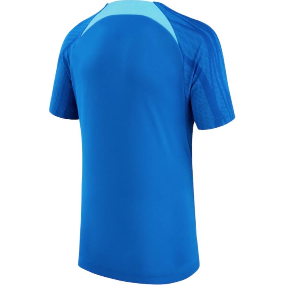 Nike Strike England World Cup Logo Patch Short Sleeve Retro Football Jersey Men Jersey Blue DH6443-480