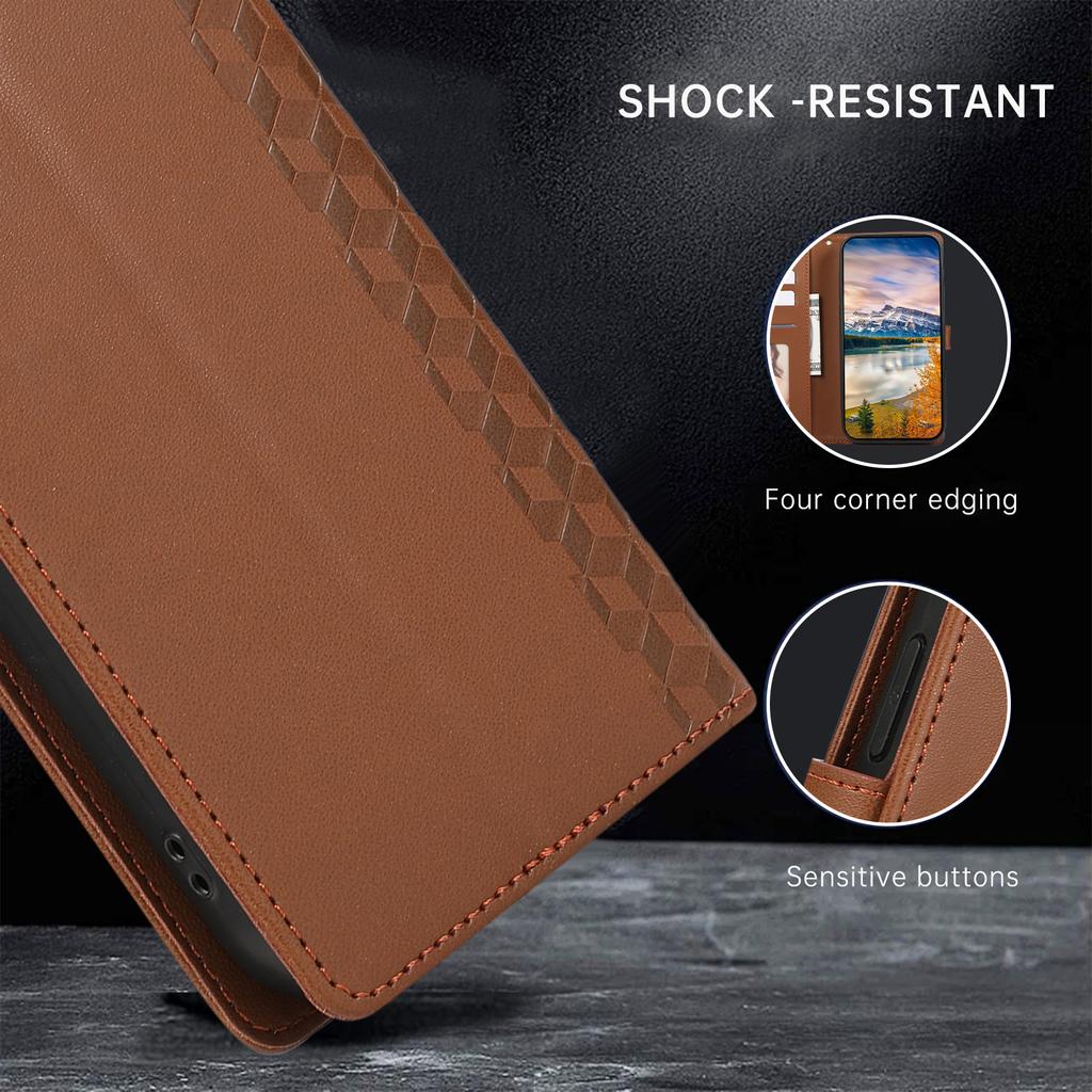 For Xiaomi Poco X8 Pro 5G/Xiaomi Redmi Turbo 5 5G Case Solid Color Wallet Leather Phone Cover with