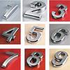 Digit Sticker Polished Number Pattern Nickel Plated Plate Sign Number Decal for Hotel