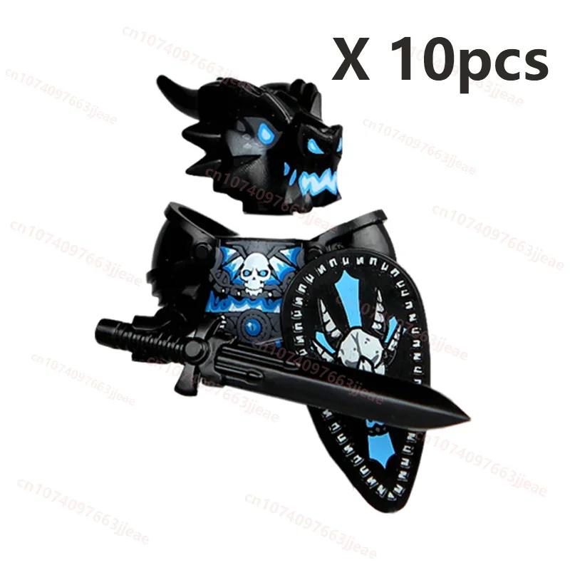 048 047 Undead Dragon Knight Bricks Anime Dragon Knights Building Blocks DIY Action Figure Collection Model Decor Doll Toy Gift