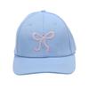 Sweet Bowknot Embroidery Baseball Hat For Women Solid Color Korean Girl Peaked Cap Outdoor Sun Visors Caps NEW