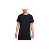 T Shirts Men's Black Crew Neck Moderate Straight Fit FN2646-010