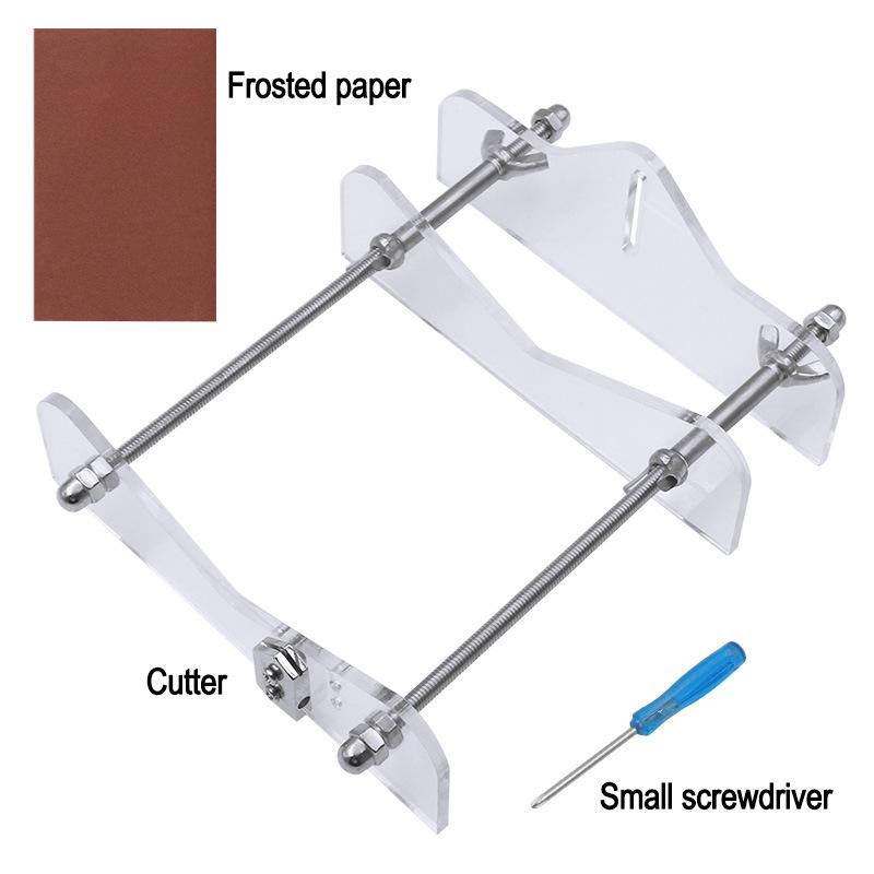 

Protable Adjustable Glass Bottle Cutting Tool Red Wine Bottle Cutting Rack Diy Household Creating Artworks Decorations прозрачный